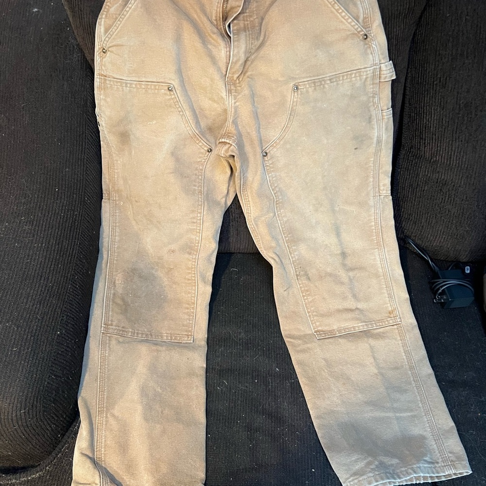 Vintage Carhartt Men's Brown doublefront Pants